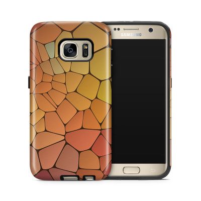Tough mobilskal till Samsung Galaxy S7 - Skifferstenar - Gul