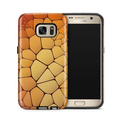 Tough mobilskal till Samsung Galaxy S7 - Skifferstenar - Orange