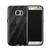 Tough mobilskal till Samsung Galaxy S7 - Svart trä