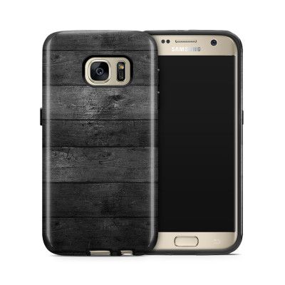 Tough mobilskal till Samsung Galaxy S7 - Svarta plankor