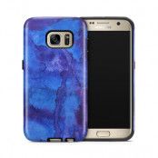 Tough mobilskal till Samsung Galaxy S7 - Vattenfärg - Blå