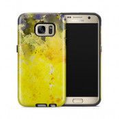 Tough mobilskal till Samsung Galaxy S7 - Vattenfärg - Gul