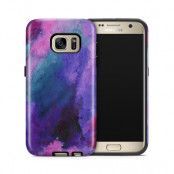 Tough mobilskal till Samsung Galaxy S7 - Vattenfärg - Lila