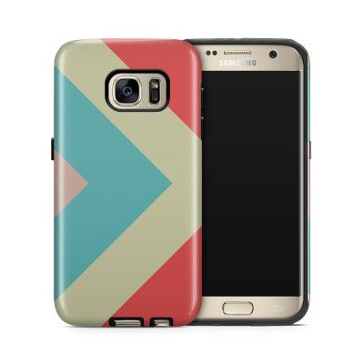 Tough mobilskal till Samsung Galaxy S7 - Vinklar - Röd