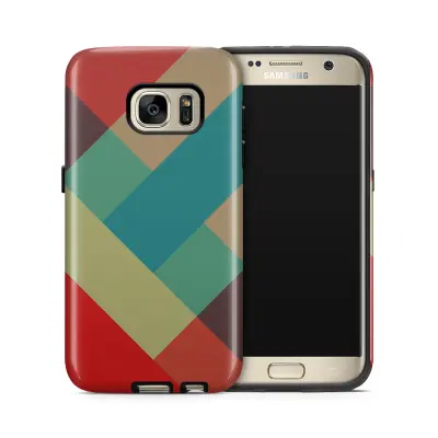 Tough mobilskal till Samsung Galaxy S7 - Vinklar - Retro
