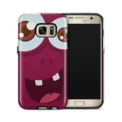 Tough mobilskal till Samsung Galaxy S7 - Vinrött monster