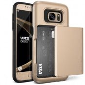 Verus Damda Glide Card Slot Skal till Samsung Galaxy S7 - Gold