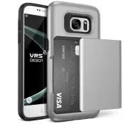 Verus Damda Glide Card Slot Skal till Samsung Galaxy S7 - Silver