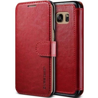 Verus Dandy Layered Plånboksfodral till Samsung Galaxy S7 - Wine
