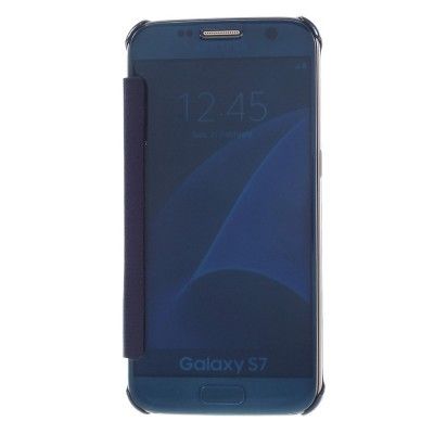 View Cover Mobilfodral till Samsung Galaxy S7 - Mörkblå