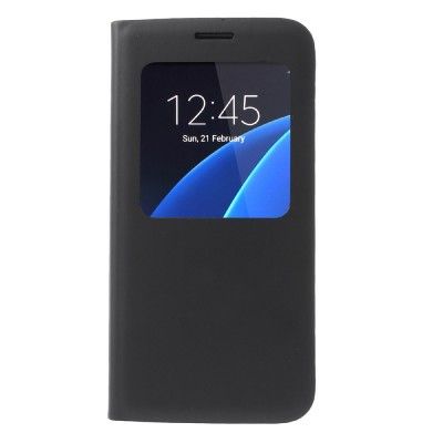 Window View Mobilfodral till Samsung Galaxy S7 - Svart