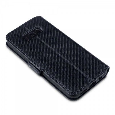 Carbon Plånboksfodral till Samsung Galaxy S8 Plus - Svart
