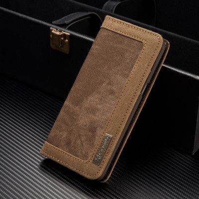 Caseme Canvas Plånboksfodral Samsung Galaxy S8 Plus - Brun