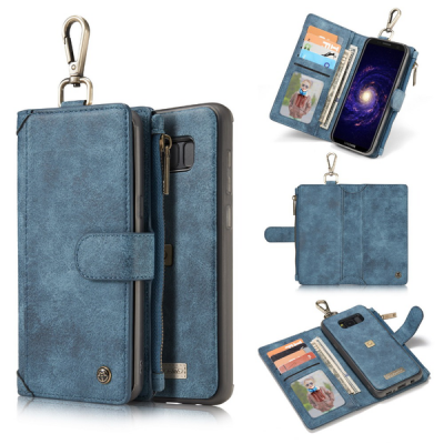 Caseme Plånboksfodral Samsung Galaxy S8 Plus - Blå