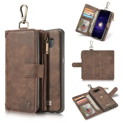 Caseme Plånboksfodral Samsung Galaxy S8 Plus - Brun