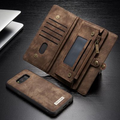 Caseme Retro Plånboksfodral Samsung Galaxy S8 Plus - Brun