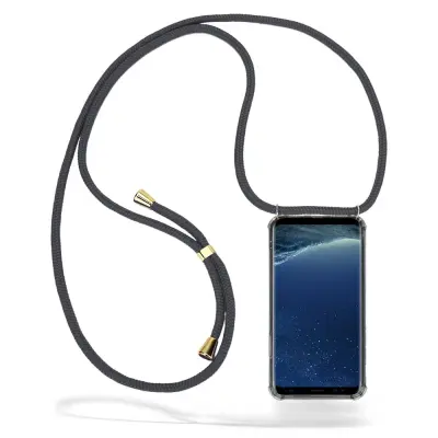 Boom Galaxy S8 Plus mobilhalsband skal - Grey Cord