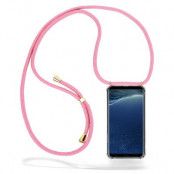Boom Galaxy S8 Plus mobilhalsband skal - Pink Cord
