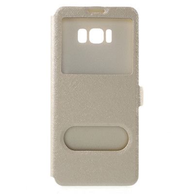 Dual View Mobilfodral till Samsung Galaxy S8 Plus - Guld