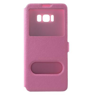 Dual View Mobilfodral till Samsung Galaxy S8 Plus - Magenta