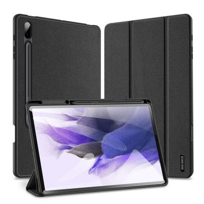 Dux Ducis Domo Fodral Galaxy Tab S7 FE/S7 Plus/S8 Plus - Svart