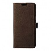 Essentials Läder wallet 3 kort Galaxy S8 PLus - Brun