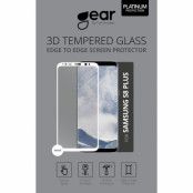 GEAR Härdat Glas 3D Full Cover Samsung S8 Plus - Vit