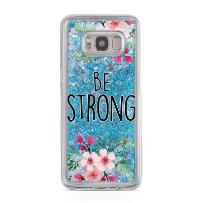 Glitter skal till Samsng Galaxy S8 Plus - Be Strong