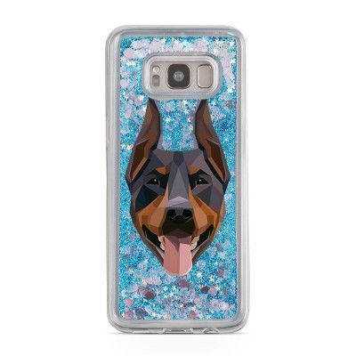 Glitter skal till Samsng Galaxy S8 Plus - Border Collie