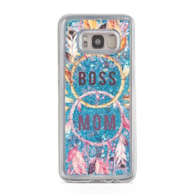 Glitter skal till Samsng Galaxy S8 Plus - Boss Moms