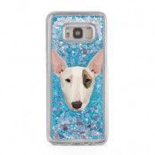 Glitter skal till Samsng Galaxy S8 Plus - Bull Terrier