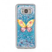 Glitter skal till Samsng Galaxy S8 Plus - Butterfly