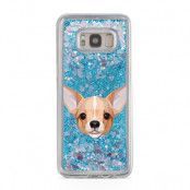 Glitter skal till Samsng Galaxy S8 Plus - Chihuahua