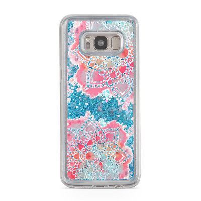 Glitter skal till Samsng Galaxy S8 Plus - Colorful Mandala