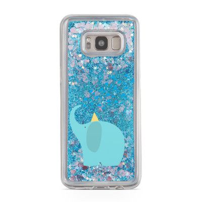 Glitter skal till Samsng Galaxy S8 Plus - Elefants