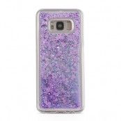 Glitter skal till Samsng Galaxy S8 Plus - Emoji Heart Eyes