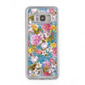 Glitter skal till Samsng Galaxy S8 Plus - Floral dream