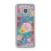 Glitter skal till Samsng Galaxy S8 Plus - Floral heaven