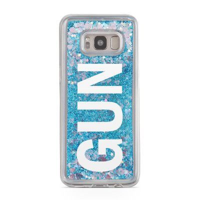 Glitter skal till Samsng Galaxy S8 Plus - Gun