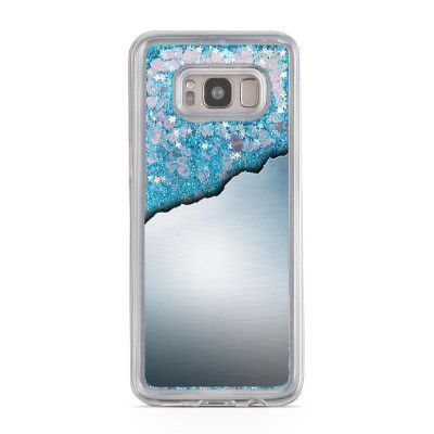 Glitter skal till Samsng Galaxy S8 Plus - Half aluminium