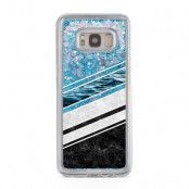 Glitter skal till Samsng Galaxy S8 Plus - Half marble water