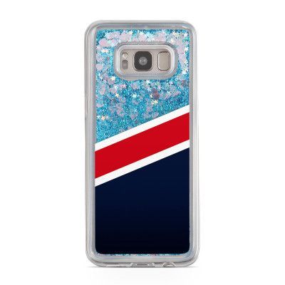 Glitter skal till Samsng Galaxy S8 Plus - Half striped