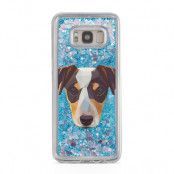 Glitter skal till Samsng Galaxy S8 Plus - Jack Russell Terrier