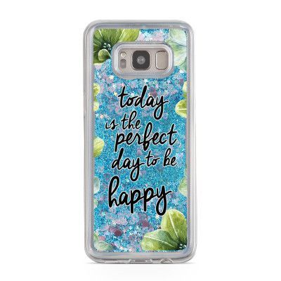 Glitter skal till Samsng Galaxy S8 Plus - Perfect day