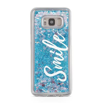 Glitter skal till Samsng Galaxy S8 Plus - Smile