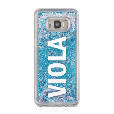 Glitter skal till Samsng Galaxy S8 Plus - Viola