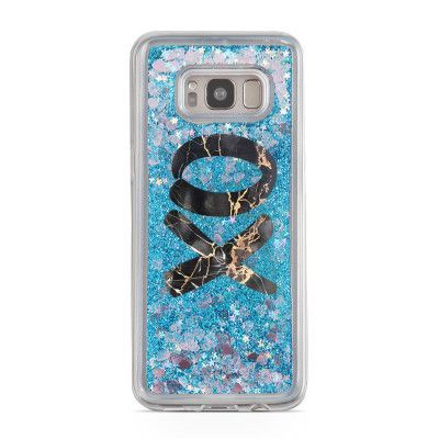 Glitter skal till Samsng Galaxy S8 Plus - XO Marble