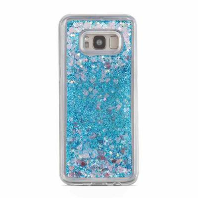 Glitter Skal till Samsung Galaxy S8 Plus -  Blå