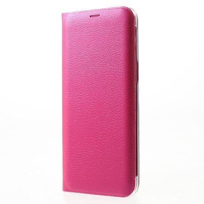 Lychee Plånboksfodral till Samsung Galaxy S8 Plus - Magenta