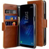 Melkco Plånboksfodral till Samsung Galaxy S8 Plus - Brun